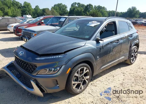 2022 Hyundai Kona Limited из США, поврежденный, VIN KM8K53A33NU798655